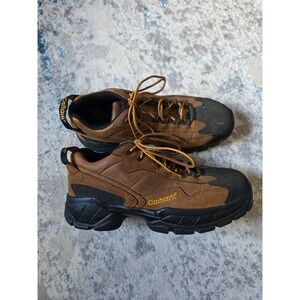 Carhartt 3902 Mens Size 8D Steel Toe EH Brown Leather‎ Oxford Work Boots